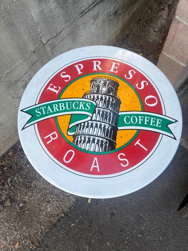 collectible starbucks espresso roast coffee table