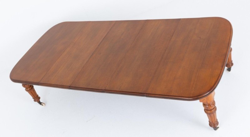 Oak Victorian Dining Table Extending 14 Seater 1860 gallery