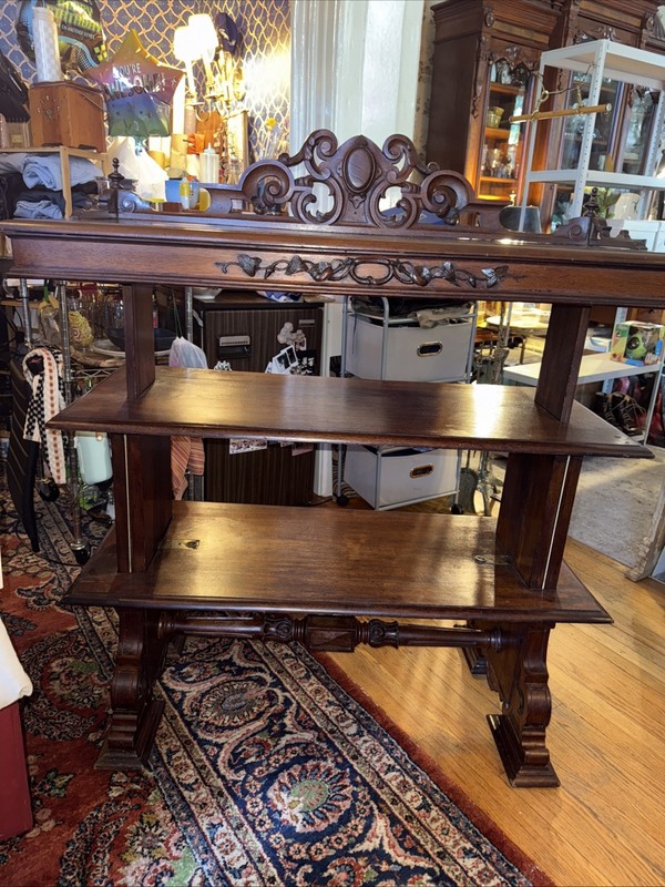 Antique Victorian Era Three Tier Dumbwaiter