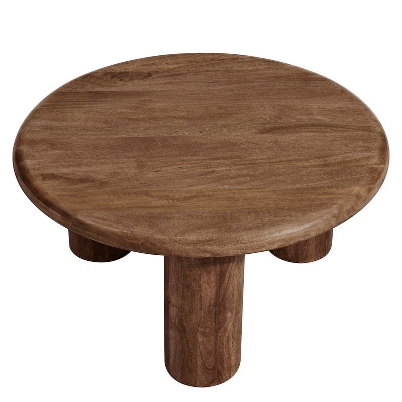 Mavina Round Mango Wood Coffee Table gallery