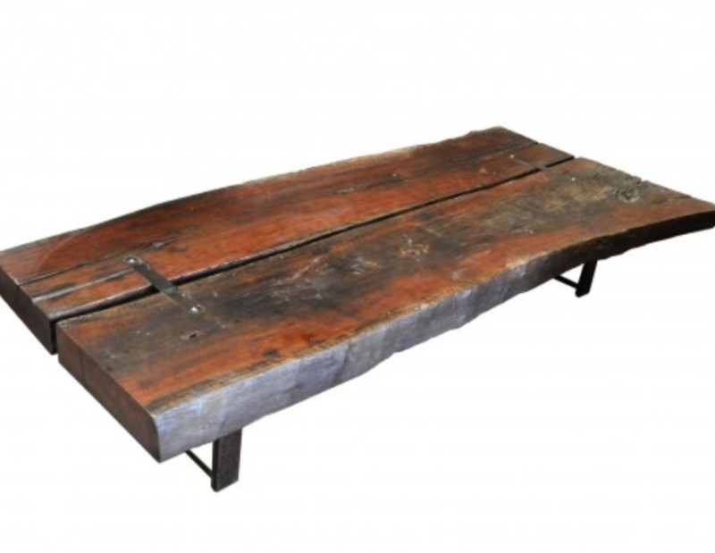 Antique Old Tree Table Cast Iron Bases A3024