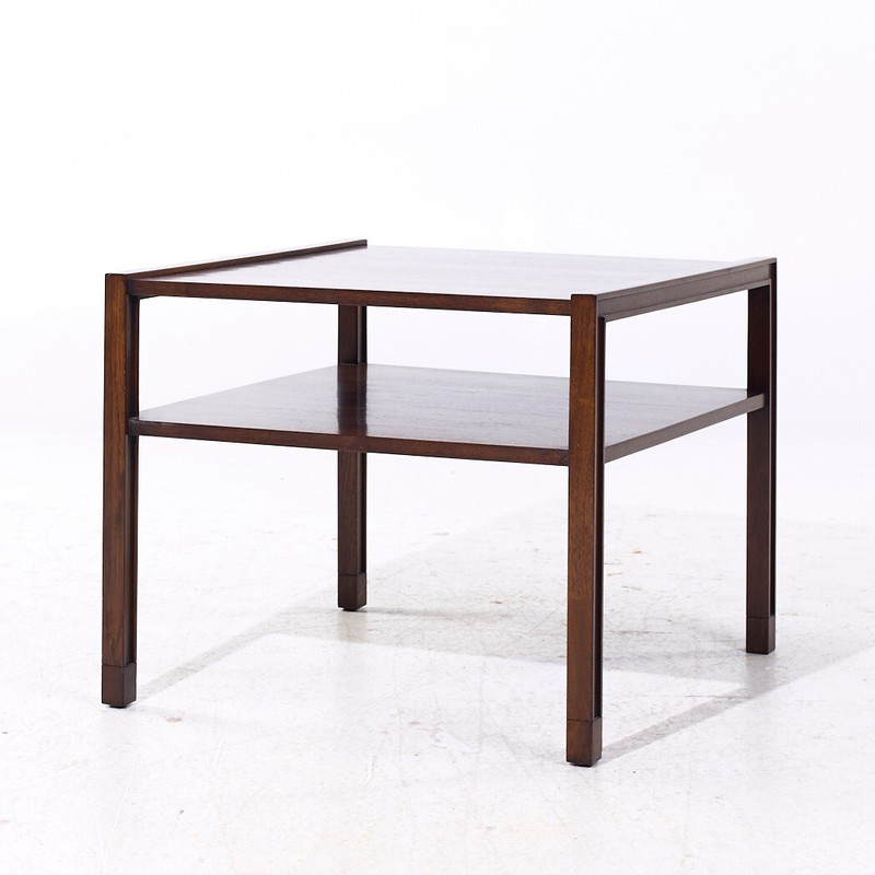 Edward Wormley for Dunbar Mid Century Mahogany End Tables - Pair gallery