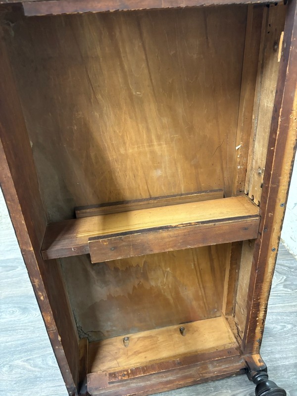 Antique Louis XVI Style Console Table Sideboard with Faux Drawers gallery