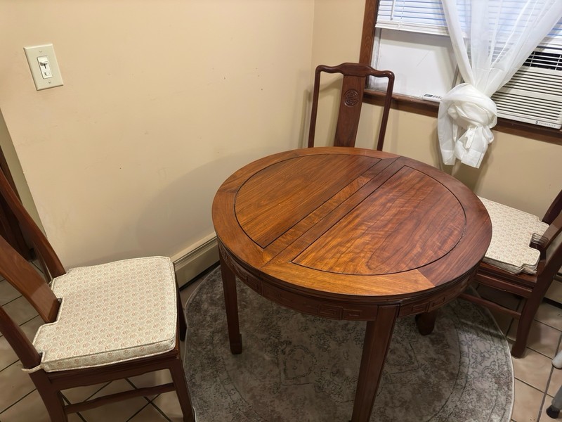 Dining Room Set Rosewood table and chairs