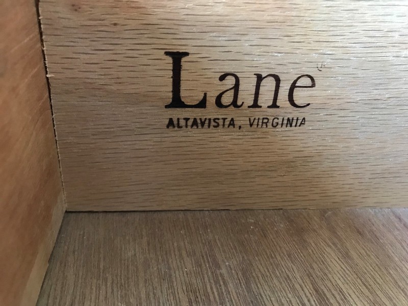 Mid-Century Lane Side Table with Spanish Marble Top gallery