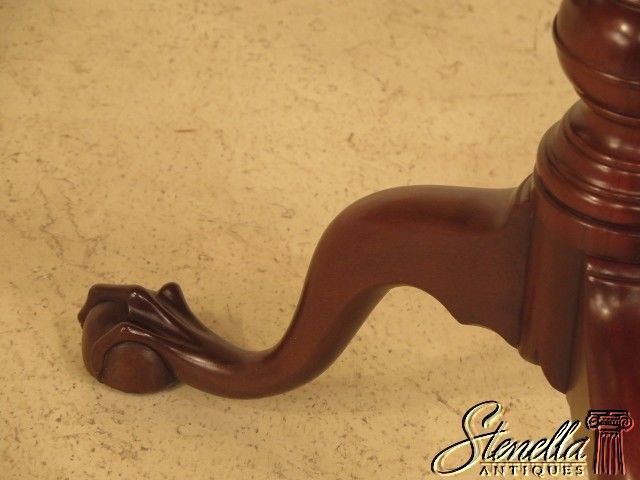 L44071EC: KITTINGER CW-70 Colonial Williamsburg Mahogany Clawfoot Tilt Top Table gallery