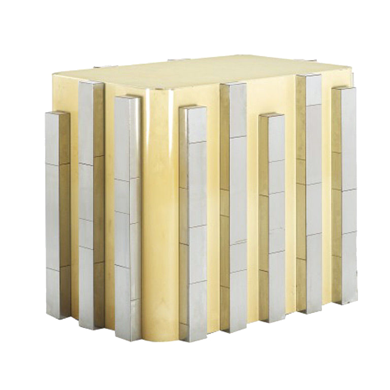 Glass Top Cityscape Dining Table Paul Evans