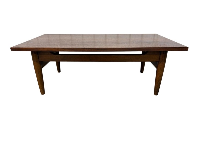 Mid-Century Modern Walnut Coffee Table - Refinished! gallery