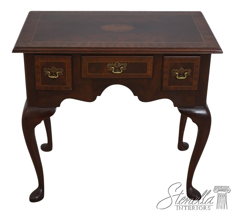 L64029EC: COUNCILL CRAFTSMEN Inlaid Mahogany Lowboy Table