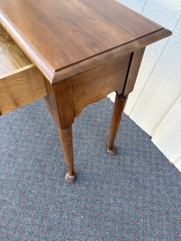 67081 STATTON Solid Cherry Console Sofa Table Stand with Drawer gallery