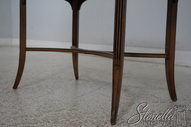 33172EC: Adams Paint Decorated 2 Tier Oval Occasional Table gallery