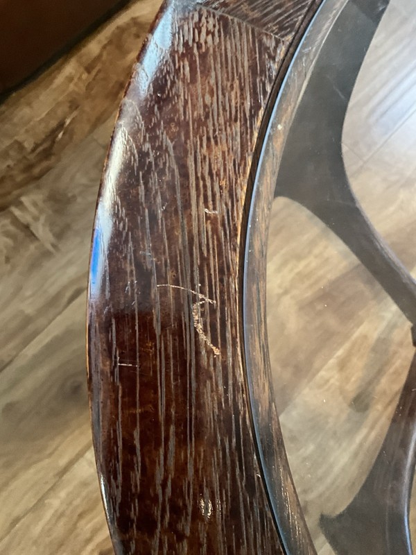 Vintage Lane Mid Century Wooden 28”Round Coffee Table 1044-22 gallery
