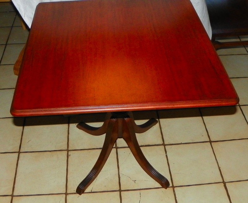 Mahogany Tilt Top Parlor Table by Butler (PRT102)
