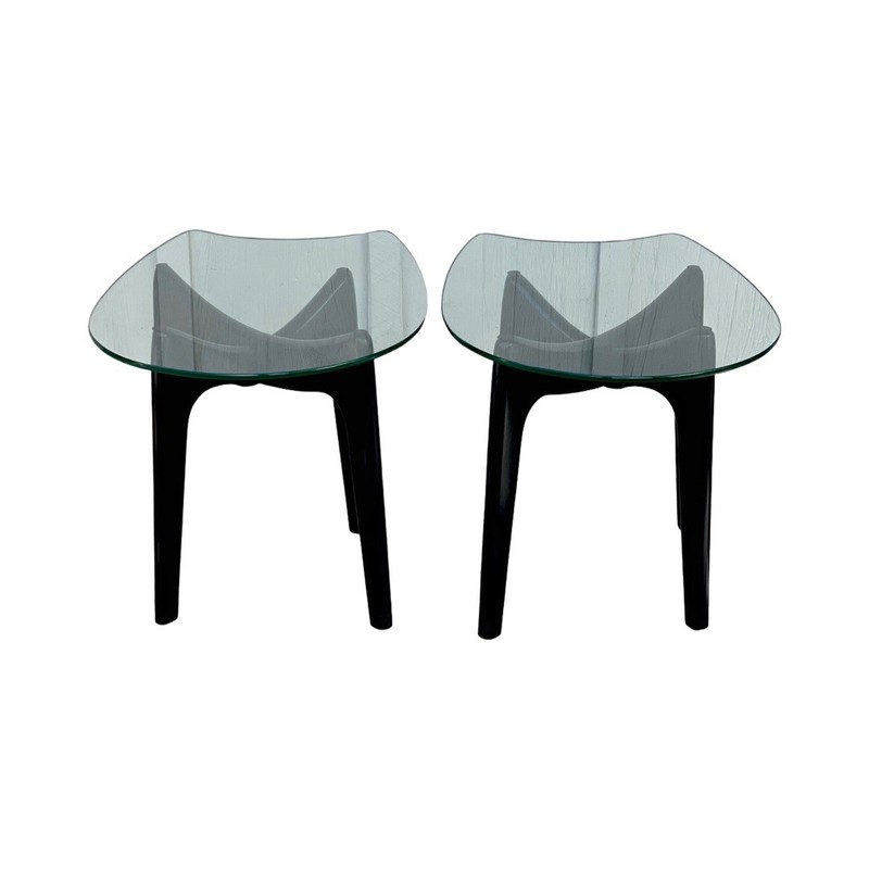 Mcm Adrian Pearsall Style Side Tables By Kroehler