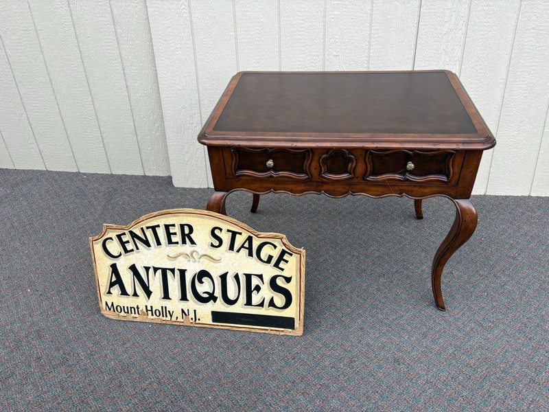 67296 DREXEL HERITAGE Console Library Table Desk with Drawer gallery