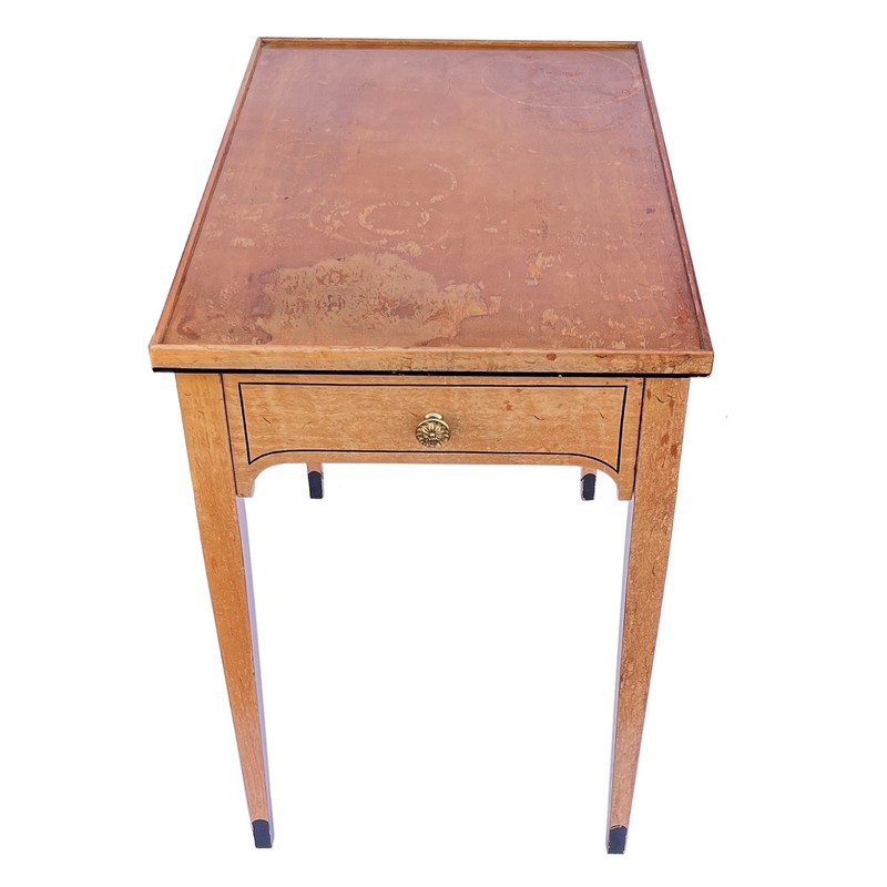 Vintage Beacon Hill Collection Mahogany Side Table w/ Drawer B. Altman & Co. NY gallery