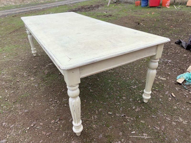 Antique Rustic Pine Farmhouse Shabby Chick Dining Room Kitchen Table gallery