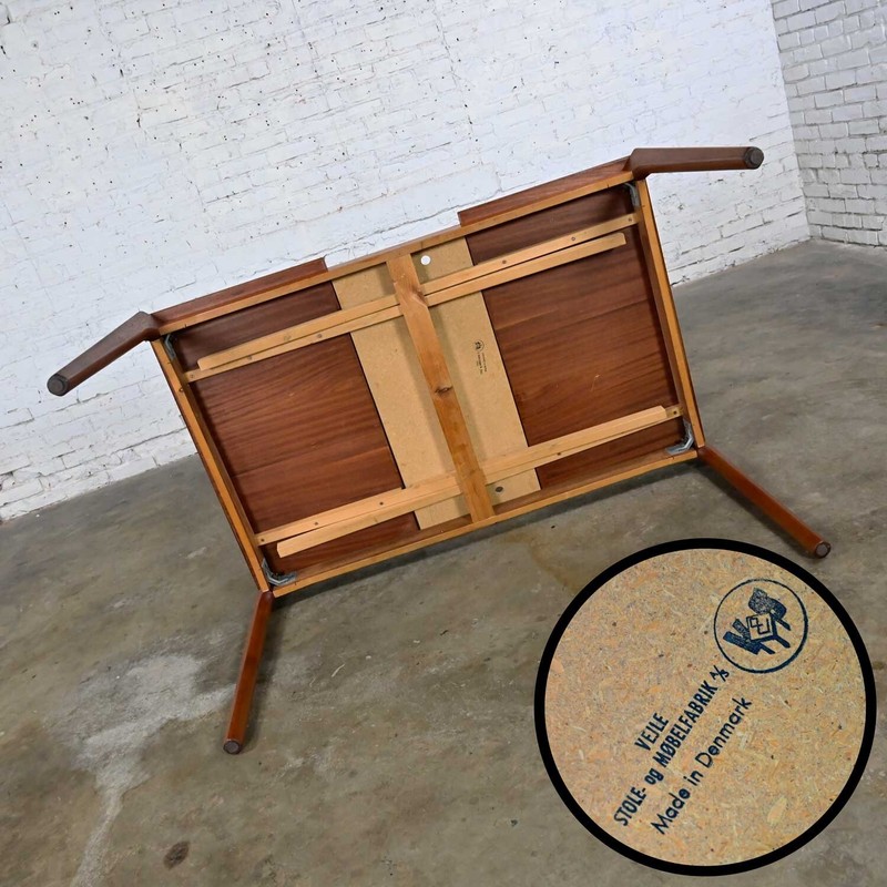 Vejle Stole Scandinavian Modern Teak Extension Dining Table by Henning Kjaernulf gallery