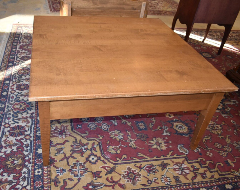 Solid Wood Maple Square Coffee Table gallery