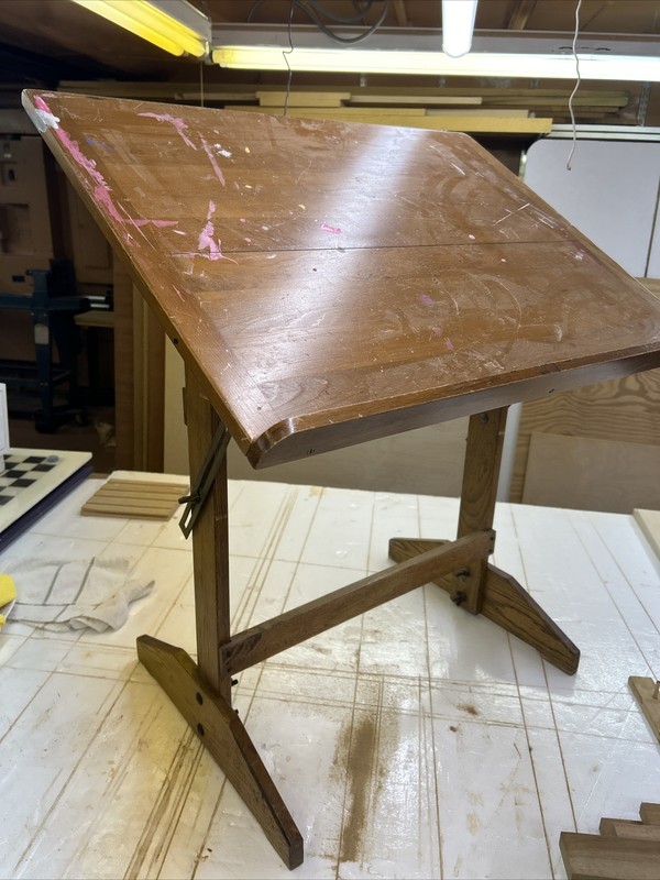 Oak Drafting Table