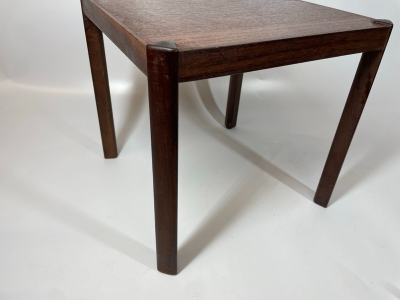 Vintage Hans Olsen LH Lindebo Hansen Mid Century Denmark Teak 13.75" End Table gallery