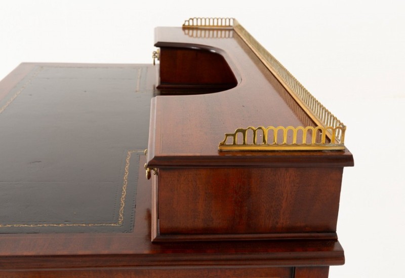 Sheraton Revival Desk Inlay Writing Table 1890 gallery