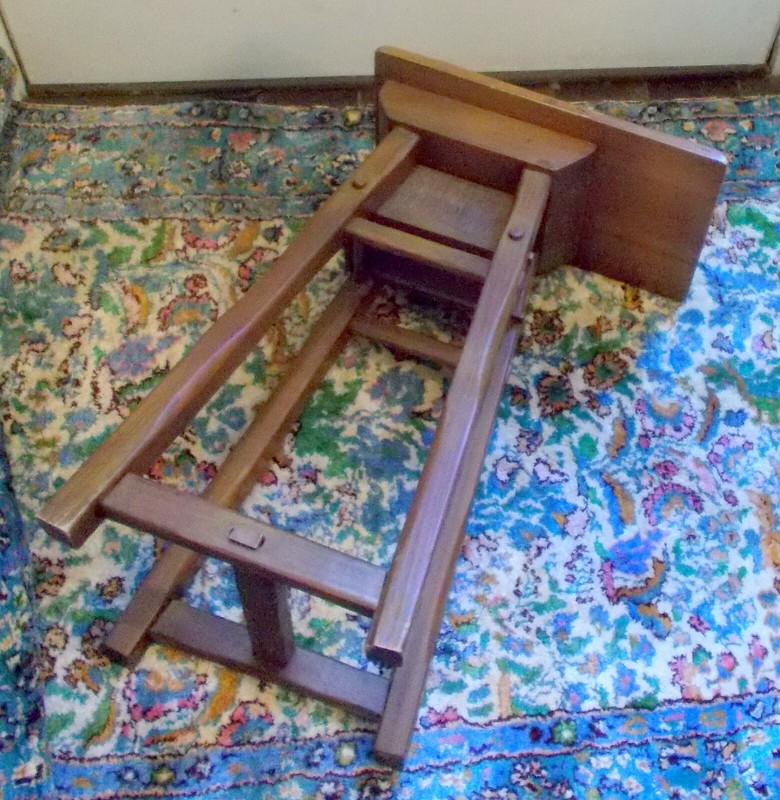 Vtg ACCENT SIDE TABLE CABIN Lodge Resort Pine Hand Crafted gallery