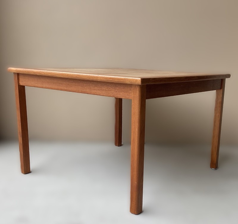 Danish Modern Toften Mobelfabrik Teak Tiled Side Table gallery