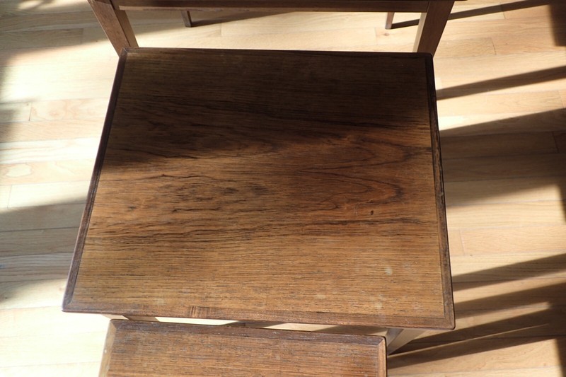 Mid- Century Modern Nesting Tables kvalite funktion Denmark George Tanier gallery