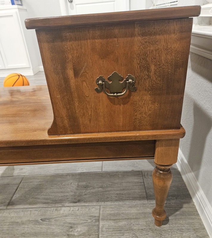 Mid Century Ethan Allen Maple Step 2-Tier End Table gallery
