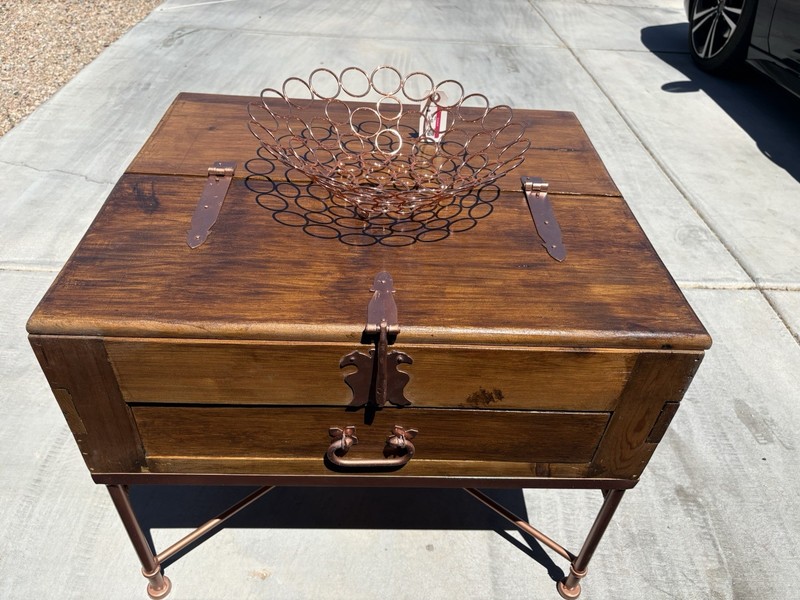 vintage coffee table with storage