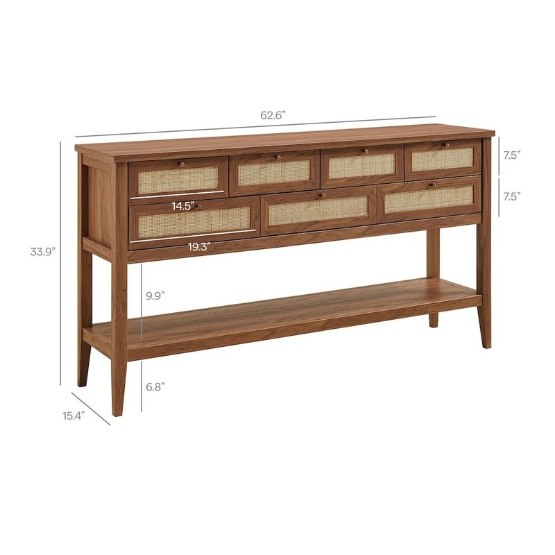 Soma 62 Inch Rattan Console Table gallery