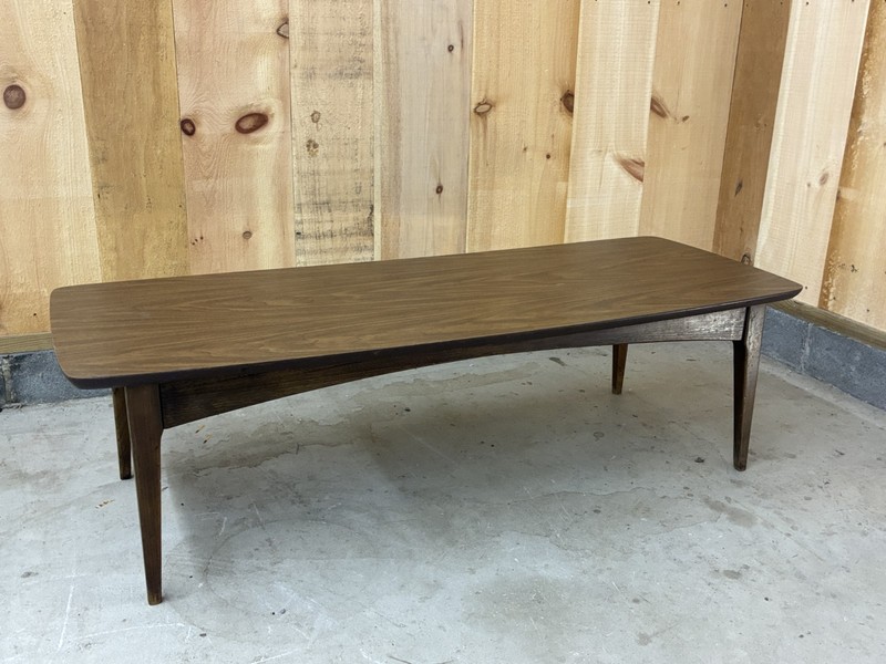 Mid Century Modern Mcm. DANISH Coffee Table 52x20x14.5 Formica Top
