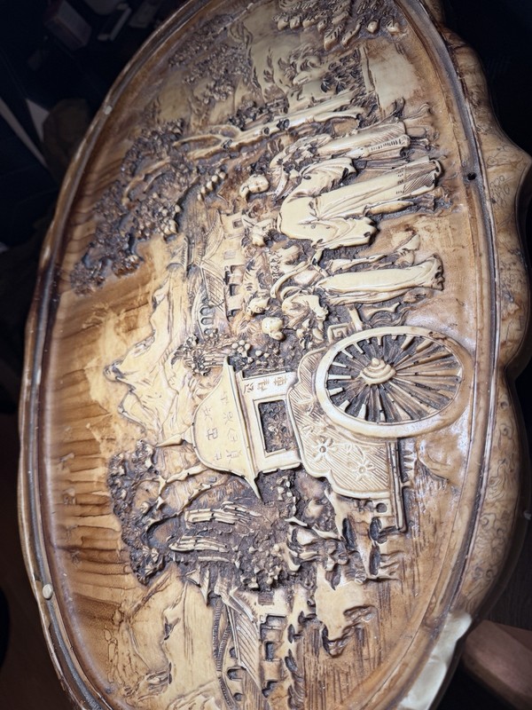 This Is A Beautiful Vintage Oriental Side Table Decor gallery