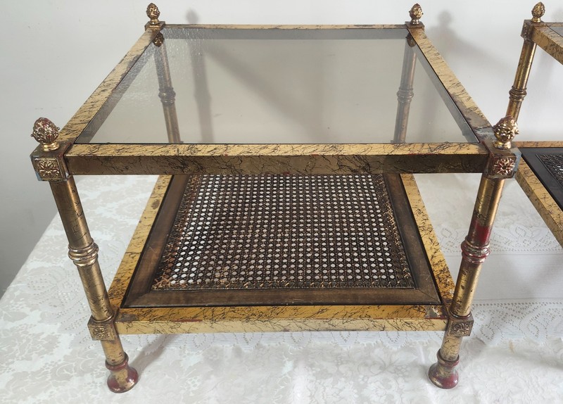 Maison Jansen Mid 20th Century Mid-Century Style French Neoclassical Gilt Metal. gallery