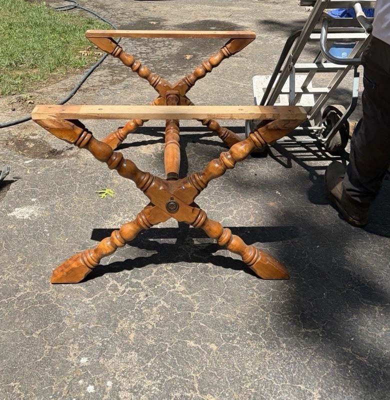 Dining Room Table Solid Wood In Perfect Condition 42.5 Wide By 64 Long