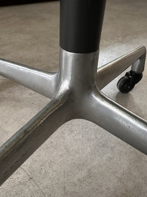 Eames For Herman Miller Aluminum Group Rolling Side Table Vintage Mid Century gallery