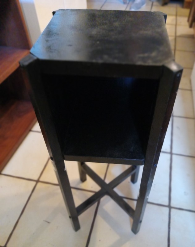 Mid Century Black Smoke Stand (SS-22) gallery