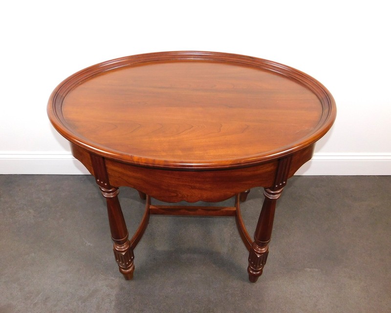 Vintage Pennsylvania House Furniture Oval Cherry Side Table gallery