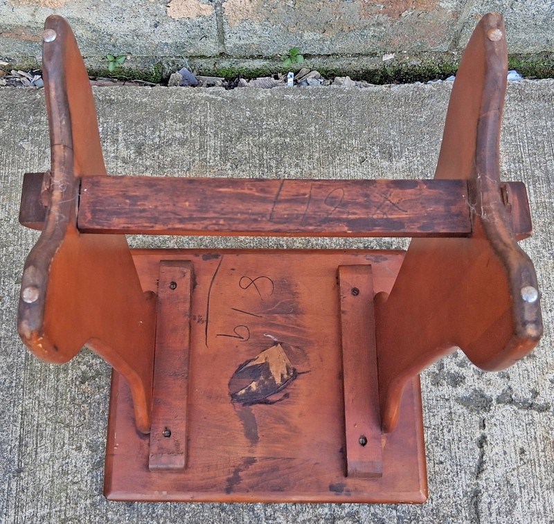Antique Vintage SOLID Maple Wood Wooden Carved End Hall Accent Side Table Stand gallery