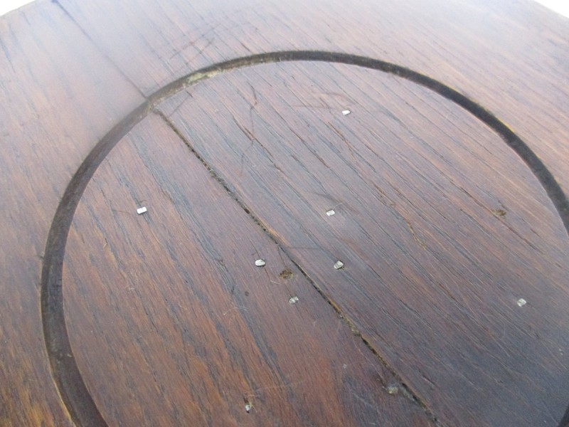 Ornate Carved wood 2 Tier Open Barley Twist Pedestal Table Plant Stand Smokers T gallery