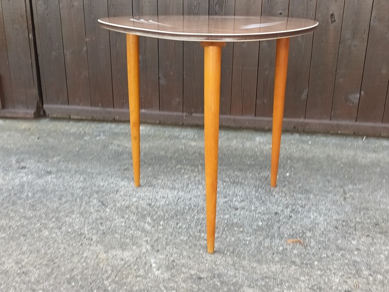 50s Table Vintage Kidney Table Coffee Table Rockabilly Retro Coffee Table 50s 1 gallery