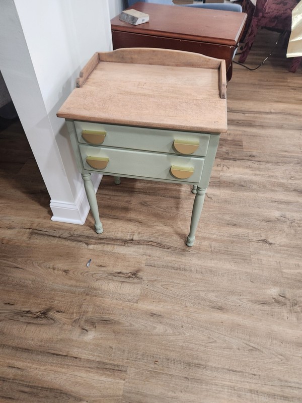 Ethan Allen Night Stand by Baumritter Maple 2 Drawer Nightstand (PAINTED) Update