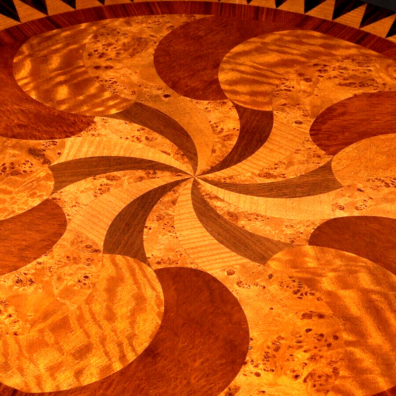 Theodore Alexander Center Table Swirling Teardrops gallery