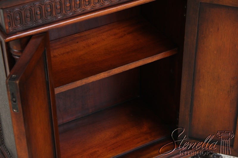 L72143: THEODORE ALEXANDER Mahogany Armoury Collection 1 Drawer Console Cabinet gallery