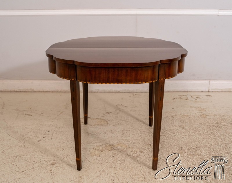 LF70998: HENKEL HARRIS Cherry Gate Leg Federal Style Flip Top Games Table gallery