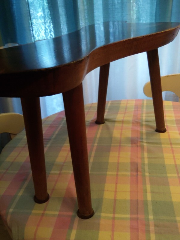 Vintage Mid Century Modern Coffee Table Solid Monkey Pod Wood! 1956 USA gallery