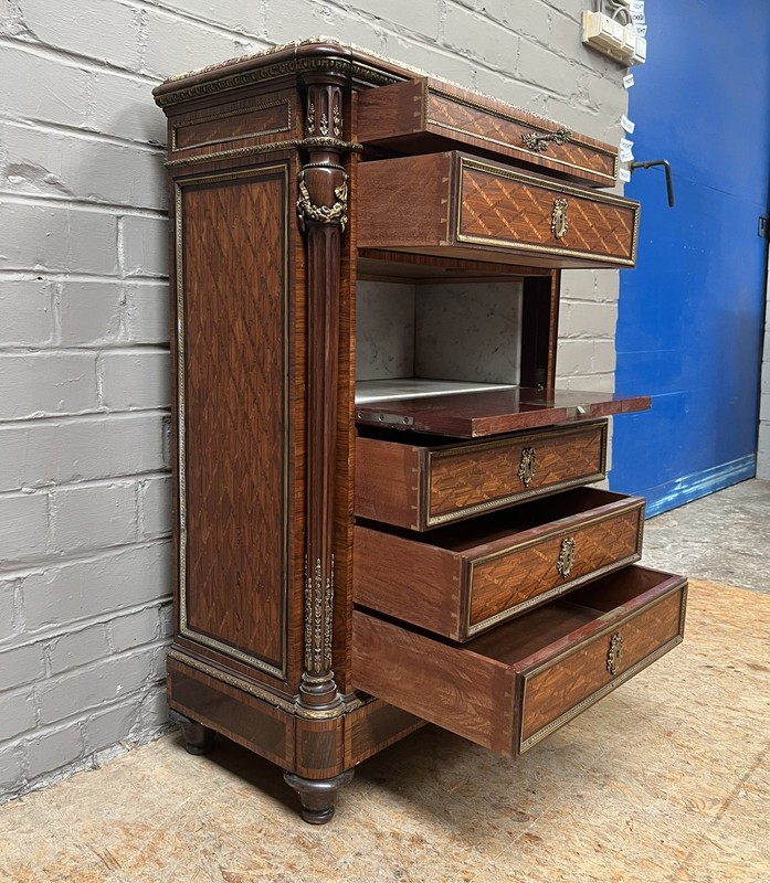 Antique French Louis XVI End Lamp Table or Chest by Grohé ARRIVES DEC 2026 gallery