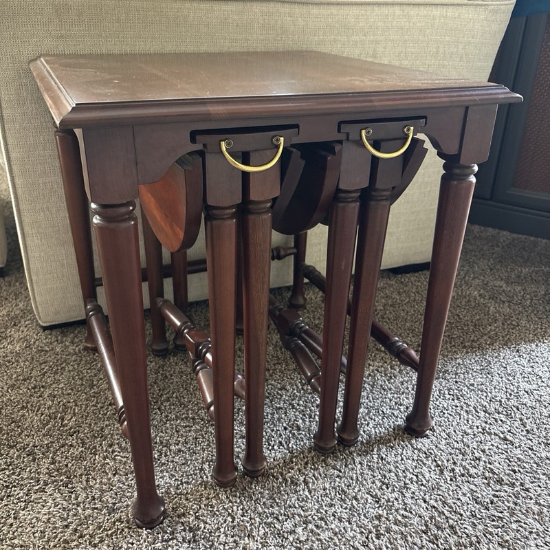 Mid-Century Modern Nesting Tables – Vintage 1960s 3 Piece Set by Gordon’s