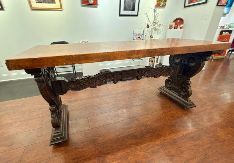 jacobean library table gallery